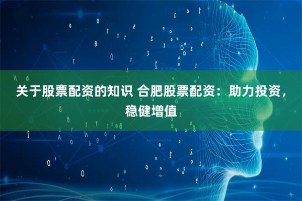 关于股票配资的知识 合肥股票配资:助力投资,稳健增值